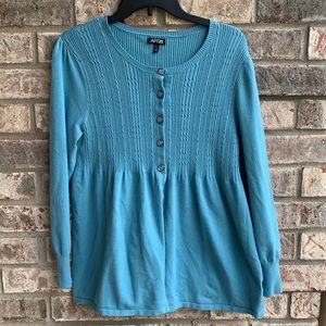 🍒💣 Plus size button down sweater